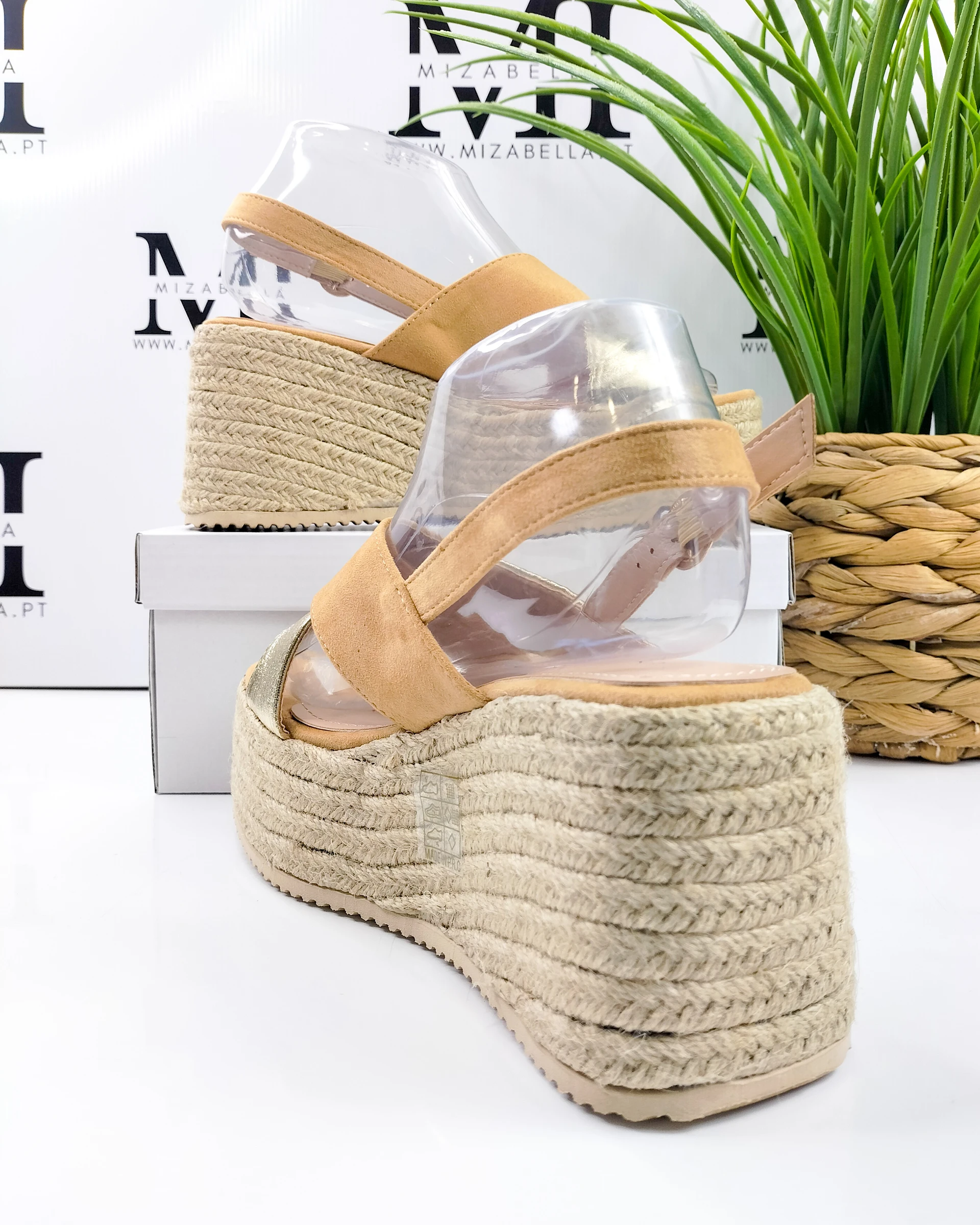 Sandália camel e dourado T.38 – photo 6